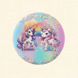 Enchanting Unicorn 6 Cm Round Badge