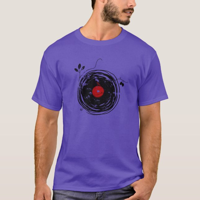 Enchanting Vinyl Records - Cool Vinyl Record T-Shirt (Front)