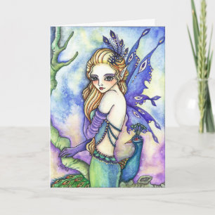 Enchanting Violet - blank card