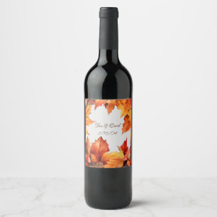 Enchanting Watercolor Vineyard Wine Label
