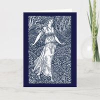 Enchanting William Morris–Style Woodland woman