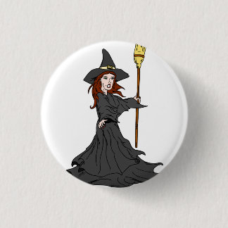 Enchanting Witch 3 Cm Round Badge