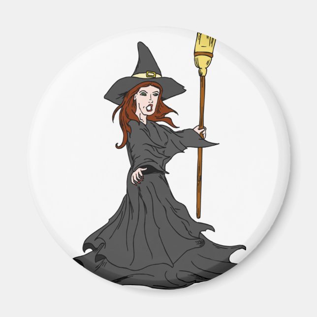 Enchanting Witch Magnet (Front)