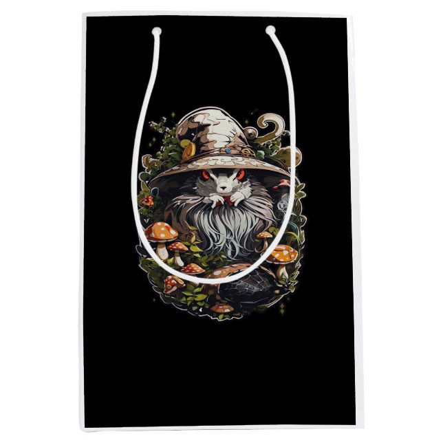 Enchanting Witch Whimsigoth & Mystical Art For Lap Medium Gift Bag (Front)