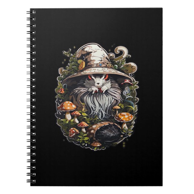 Enchanting Witch Whimsigoth & Mystical Art For Lap Notebook (Front)