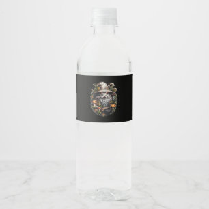Enchanting Witch Whimsigoth & Mystical Art For Lap Water Bottle Label