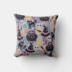 Enchanting Witchcraft Collage Cushion