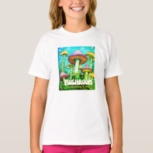 Enchanting World of Mushrooms a SS White T-Shirt