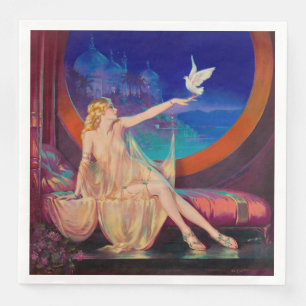Enchantment Arabian Haseki Sultans Princess 1925 Napkin