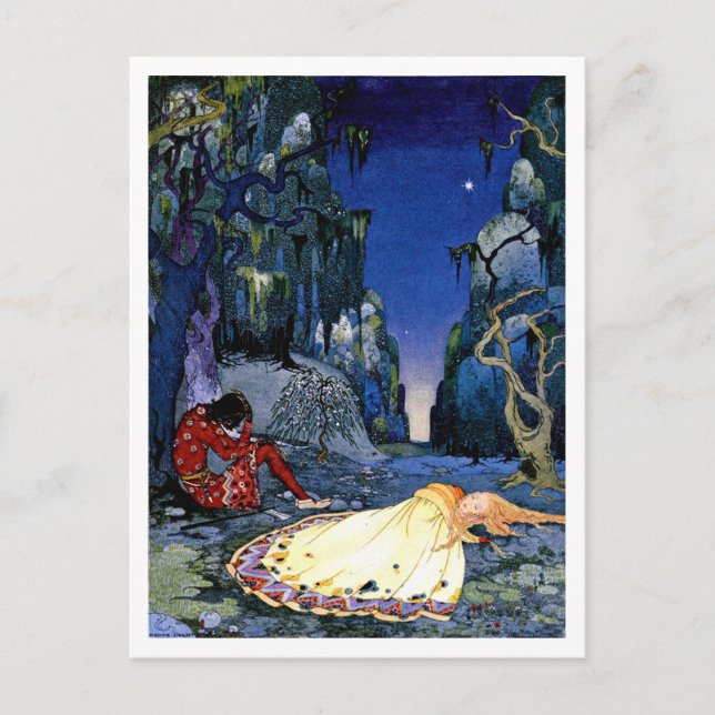 Enchantment ~ French Fairy Tale Art Painting Postcard (Front)