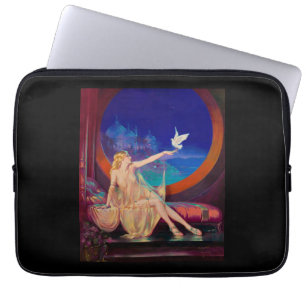 Enchantment of Arabian Concubine Pinup Girl Laptop Sleeve