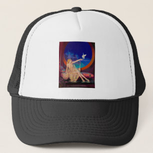 Enchantment of Arabian Concubine Pinup Girl Trucker Hat