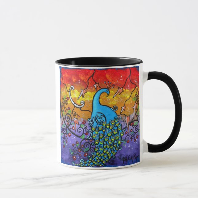 Enchantment Peacock Mug (Right)