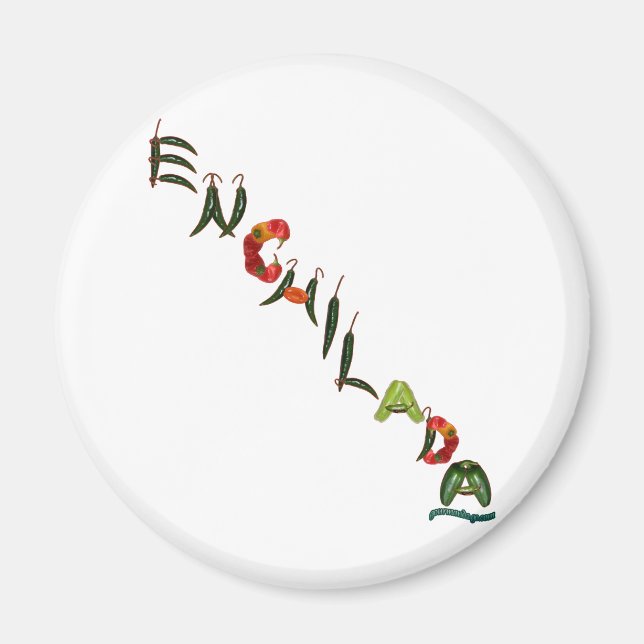 Enchilada Chilli Peppers Magnet (Front)