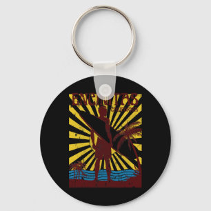 Encinitas Beach California Surfing Surf Ocean Usa Key Ring