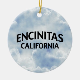 Encinitas California Ceramic Tree Decoration
