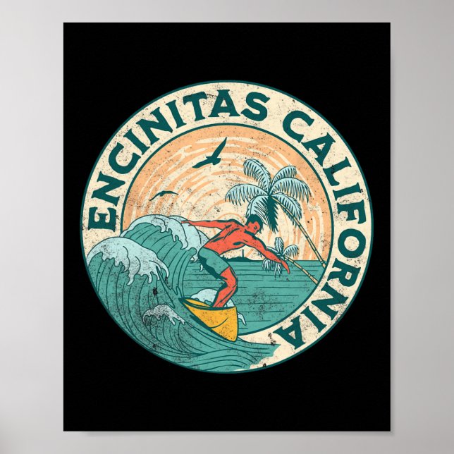 Encinitas California  Poster (Front)