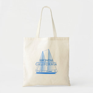 Encinitas Coastal Nautical Sailing Sailor Tote Bag