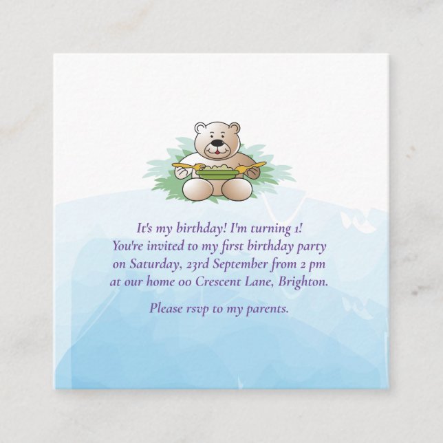 Enclosure Card (Front)