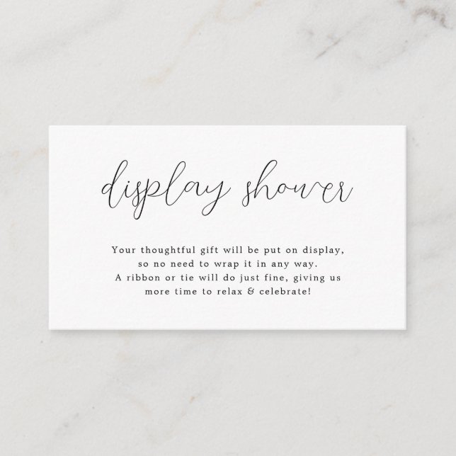 Enclosure Card (Front)