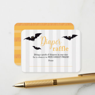 Enclosure Card Baby shower for Little Boo Hallowee