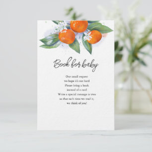Enclosure Card BOOKS FOR BABY baby shower