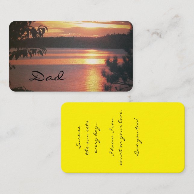 Enclosure Card for Dad (Front/Back)