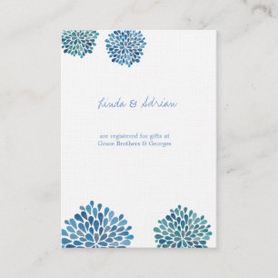 Enclosure Cards Directions Registry Wedding Cards