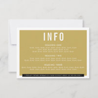 ENCLOSURE DETAIL fun bold block modern black gold
