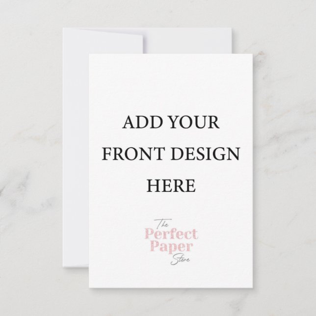Enclosure or Response Card Template (3.5 x 5 inch) (Front)