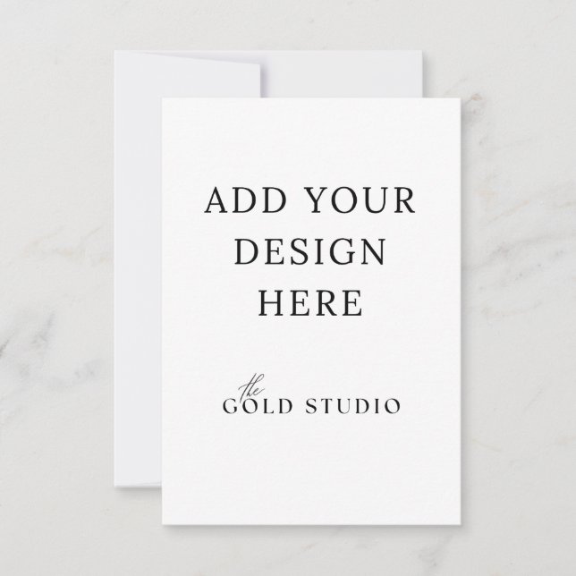 Enclosure or Response Card Template (3.5 x 5 inch) (Front)