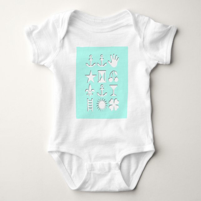 Encoded Message? Baby Bodysuit (Front)