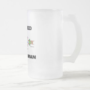 Encoded To Be Human (DNA Replication) Frosted Glass Beer Mug