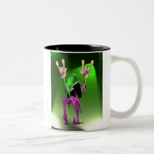 Encore Green Lights Two-Tone Coffee Mug