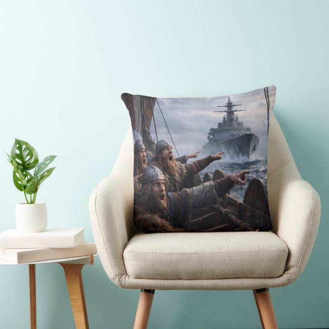 Encounter modern destroyer time war throw pillow p (Chair)