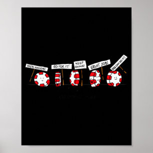 Encourage Mints Marching - Funny Peppermint Poster