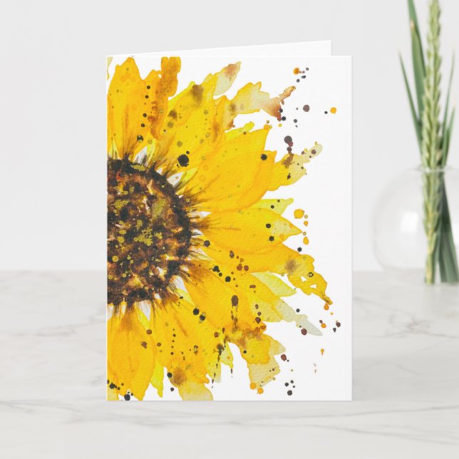 EncourageMe Sunflower  Card (Front)