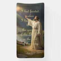 Encouragement Banner - Psalm 27:13