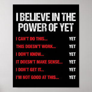 Encouragement Believes In The Power Of Motivation  Poster