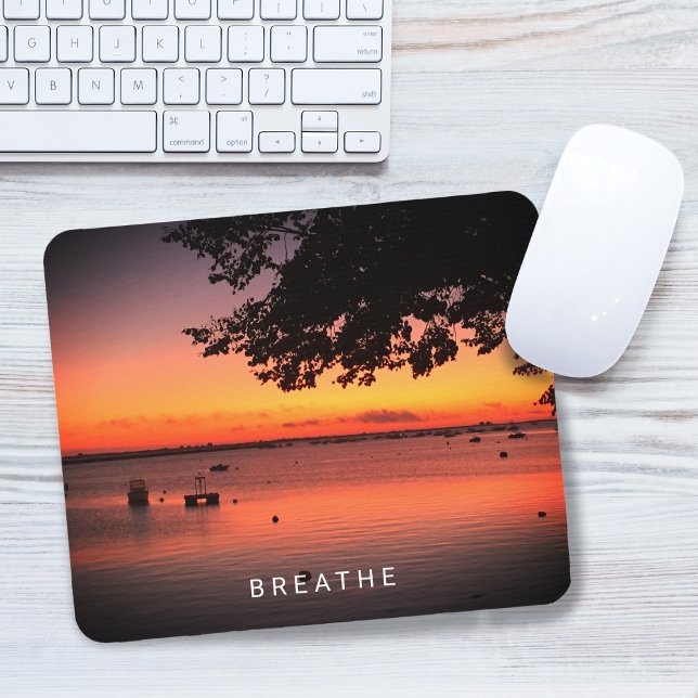 Encouragement Breathe CREATE YOUR OWN Photo Mouse Mat (Encouragement Breathe ADD YOUR Photo Mouse Pad)