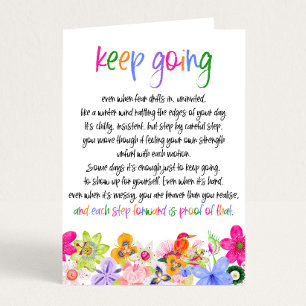 Encouragement card