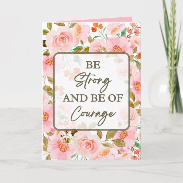 Encouragement Card for Difficult Times eg Sickness (Front)