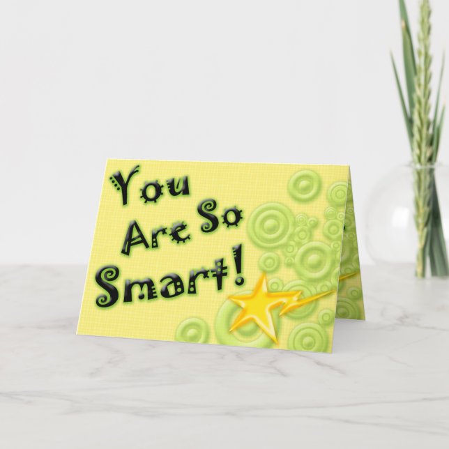 Encouragement Card for Kids - I'm So Proud (Front)