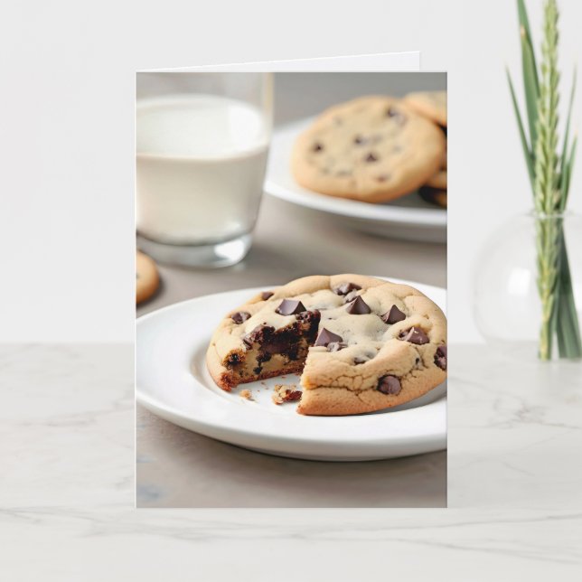 Encouragement Chocolate Chip Cookies Card (Front)