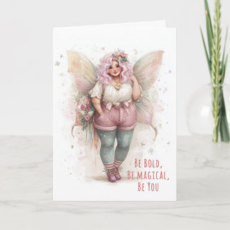 Encouragement Fairy Greeting Inspirational Quote Card