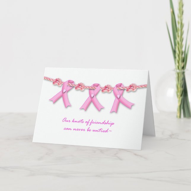 Encouragement for Breast Cancer Patient, Pink Card (Front)