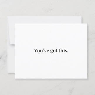 Encouragement Greeting Card