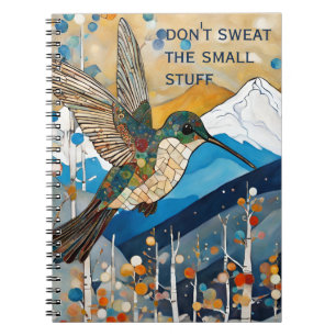 Encouragement Hummingbird  Notebook