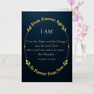 Encouragement in Christ, Our Eternal Saviour Card