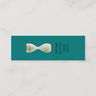 Encouragement in the waiting   Christian bookmark Mini Business Card